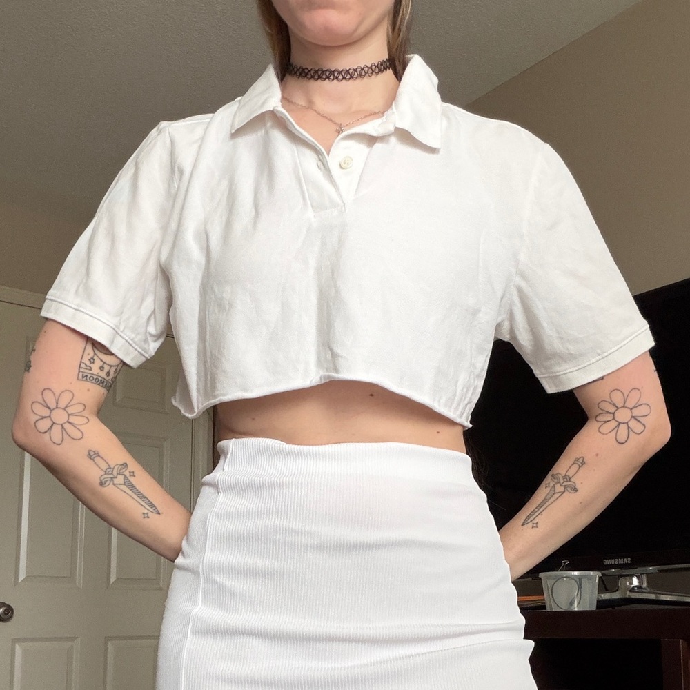 💟 Cropped Polo